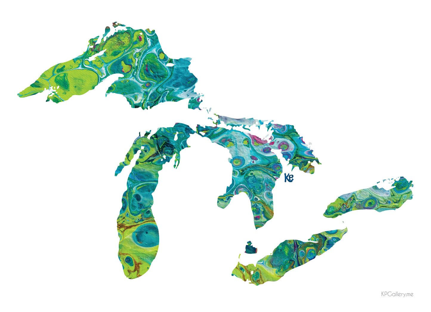 Print Great Lakes 11 x 17